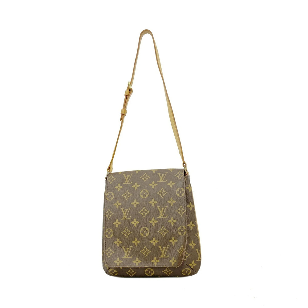 Louis Vuitton Monogram Musette Salsa Short Strap Shoulder Bag M51258 Brown Wo...